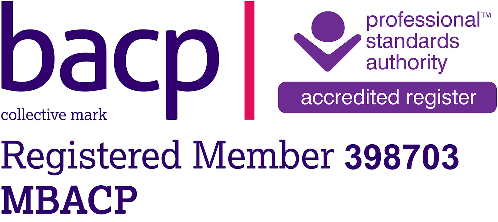 BACP registered member 398703